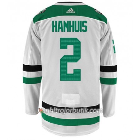 Män Ishockey Dallas Stars Tröja DAN HAMHUIS 2 Adidas Vit Authentic